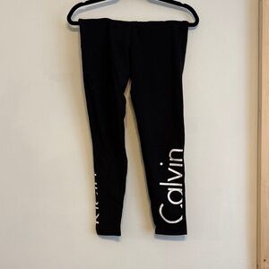 Calvin Klein Kids Leggings with White Logo